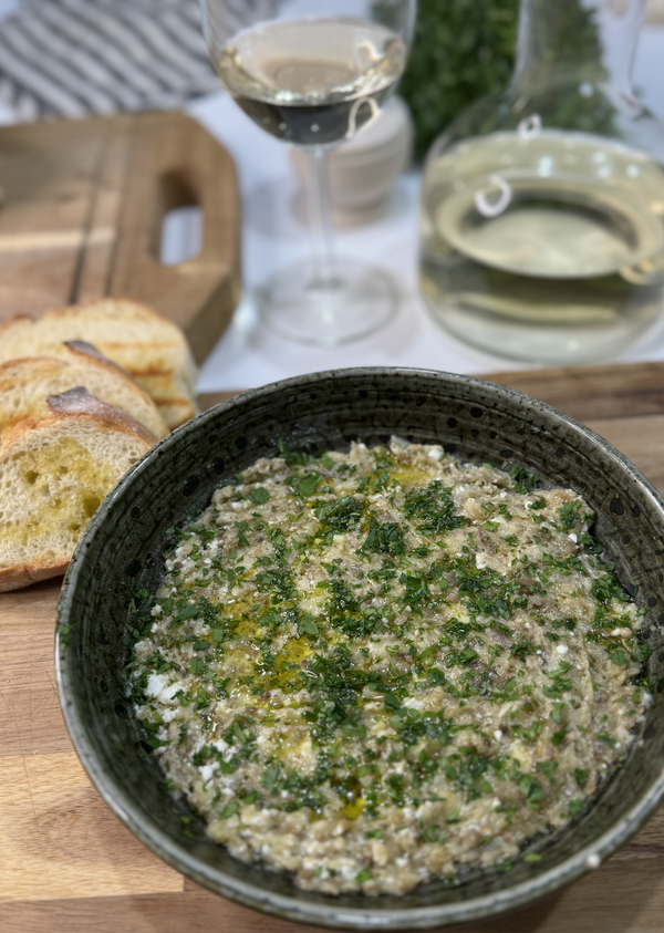 Eggplant Salad with Feta