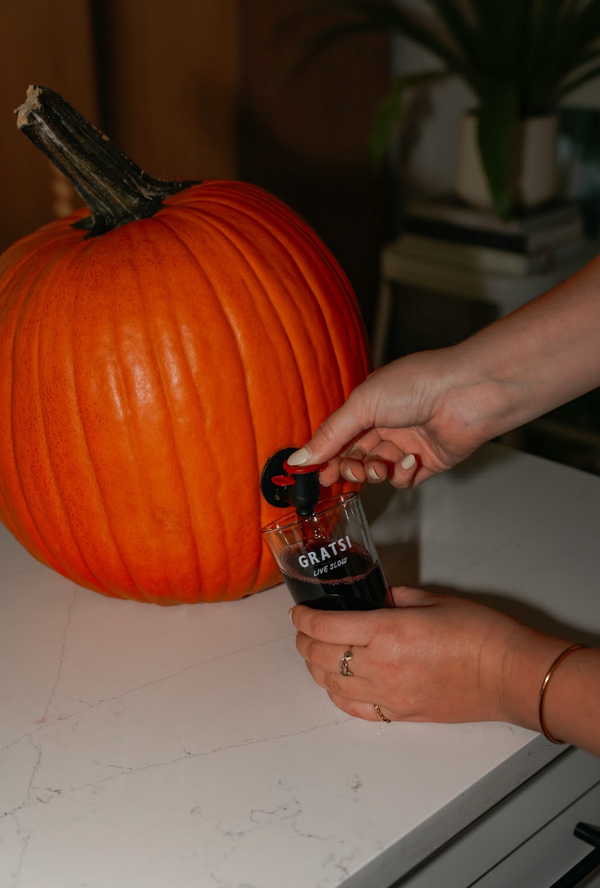 Witch’s Brew Sangria & a Pumpkin That Pours Wine