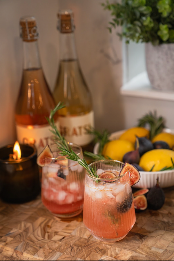 Fig Honey Lemon Sparkler