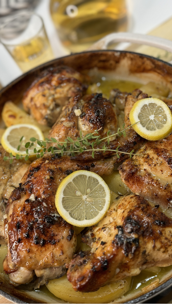Greek Lemon Chicken with Potatoes