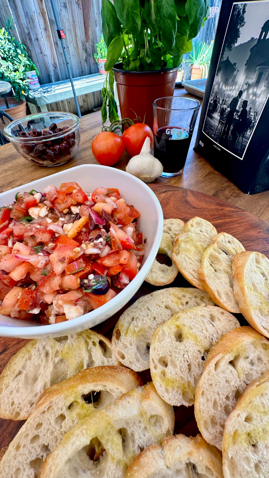 Mediterranean-Inspired Bruschetta