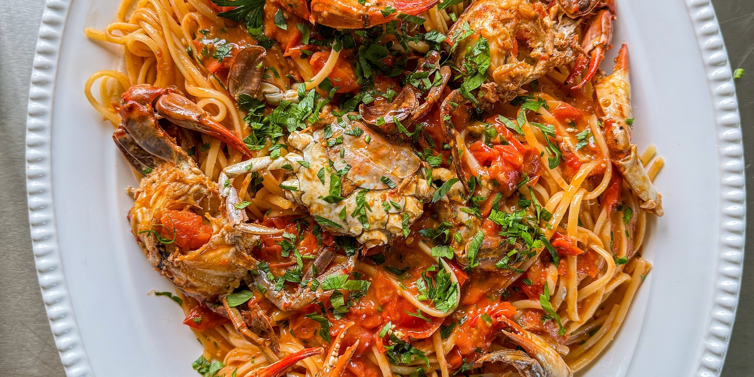 Linguine with Blue Crab