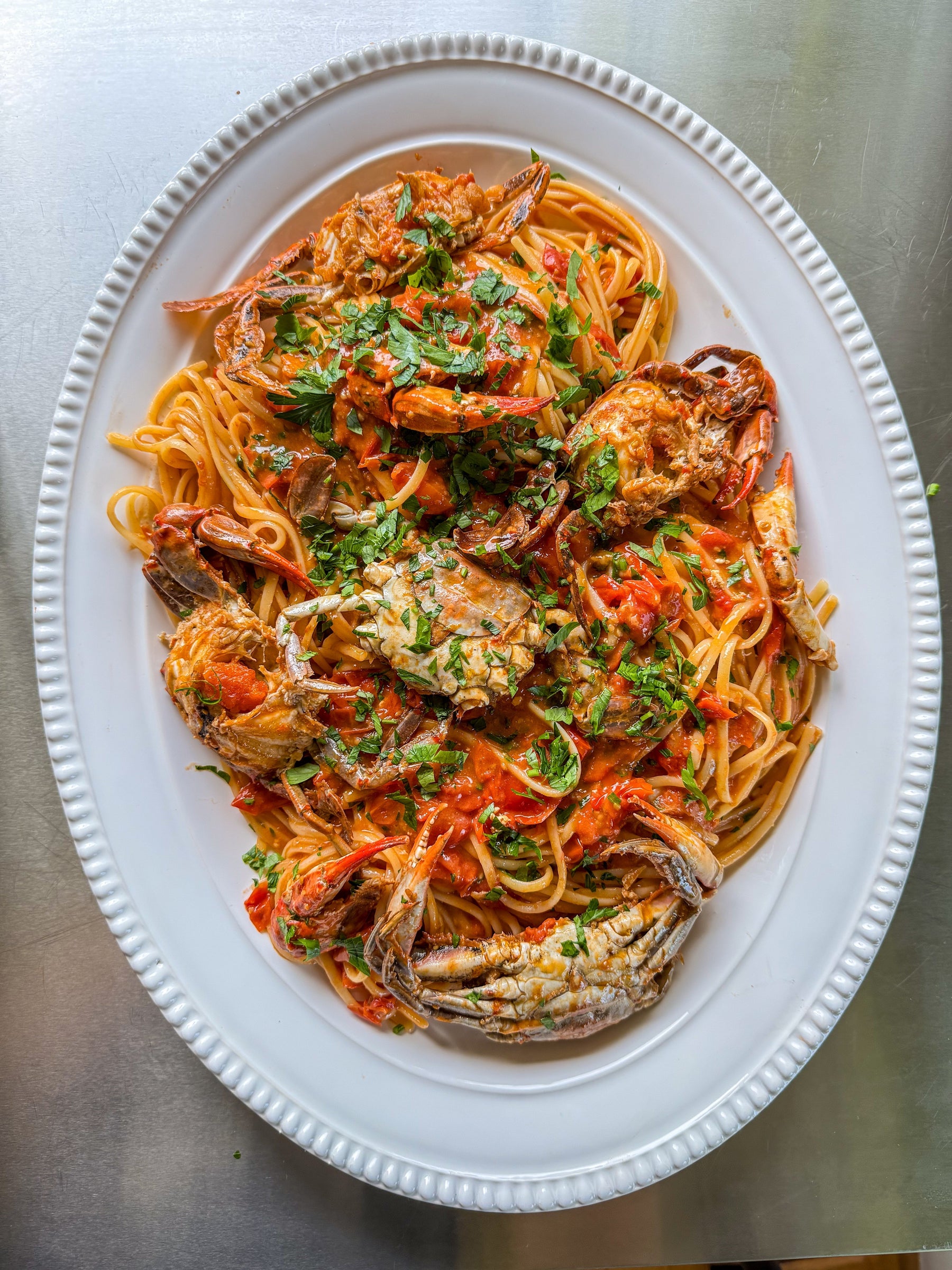 Linguine with Blue Crab
