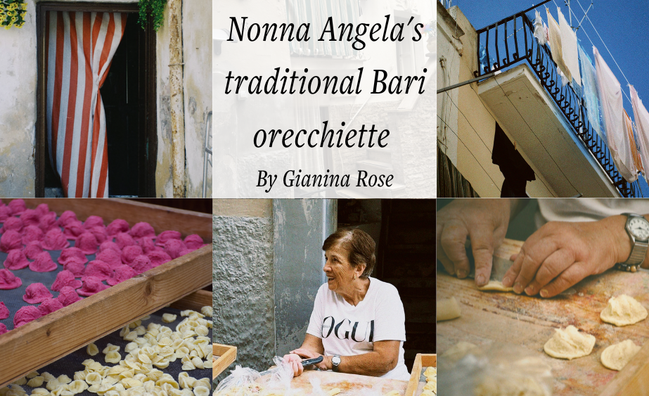 Nonna Angela's traditional Bari orecchiette