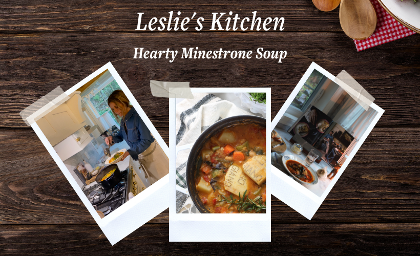 Leslie's Kitchen: Hearty Minestrone Soup