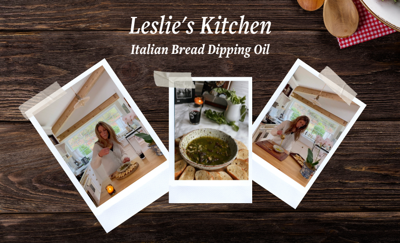 Leslie's Kitchen: Italian Bread Dipping Oil