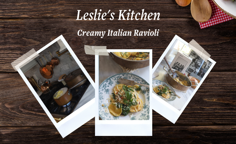 Leslie's Kitchen: Creamy Italian Ravioli
