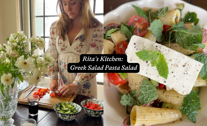 Rita's Kitchen: Greek Salad Pasta Salad