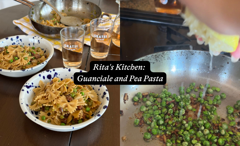 Rita's Kitchen: Guanciale and Pea Pasta