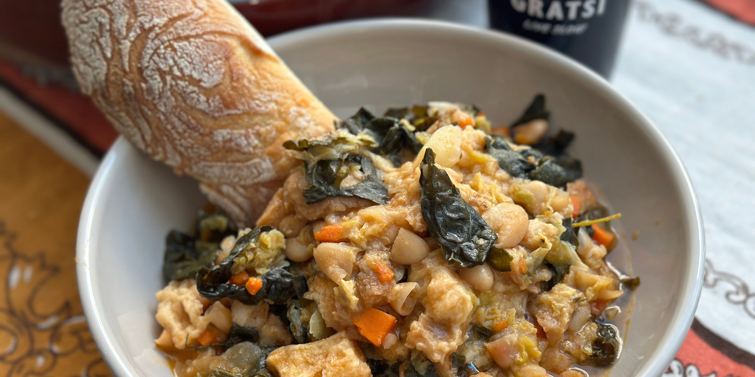 Tuscan Kale Ribollita Soup