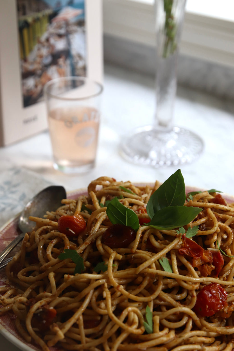 Spaghetti Sun-Dried Tomato Pesto & Tomato Confit