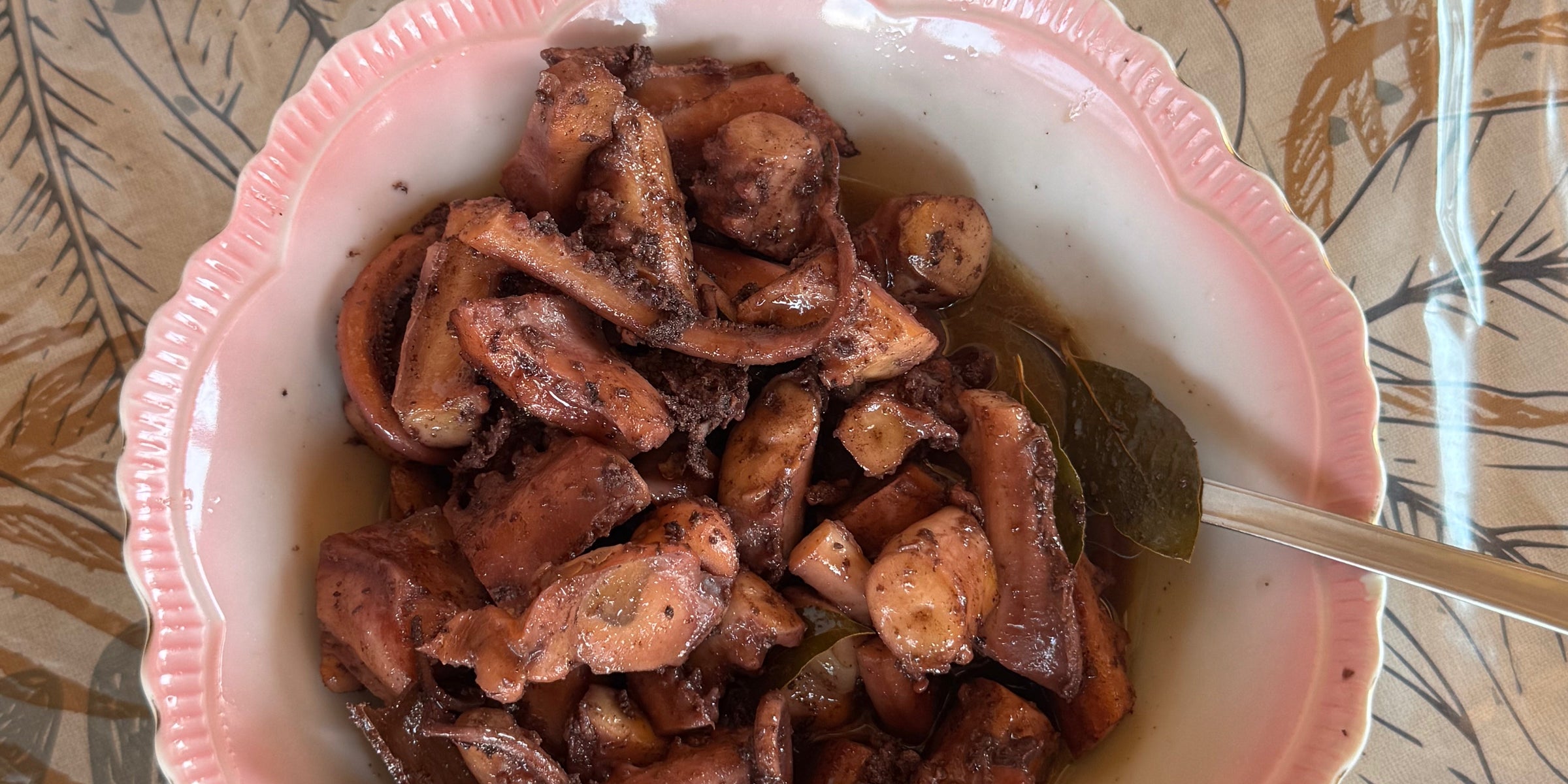 Wine Braised Octopus