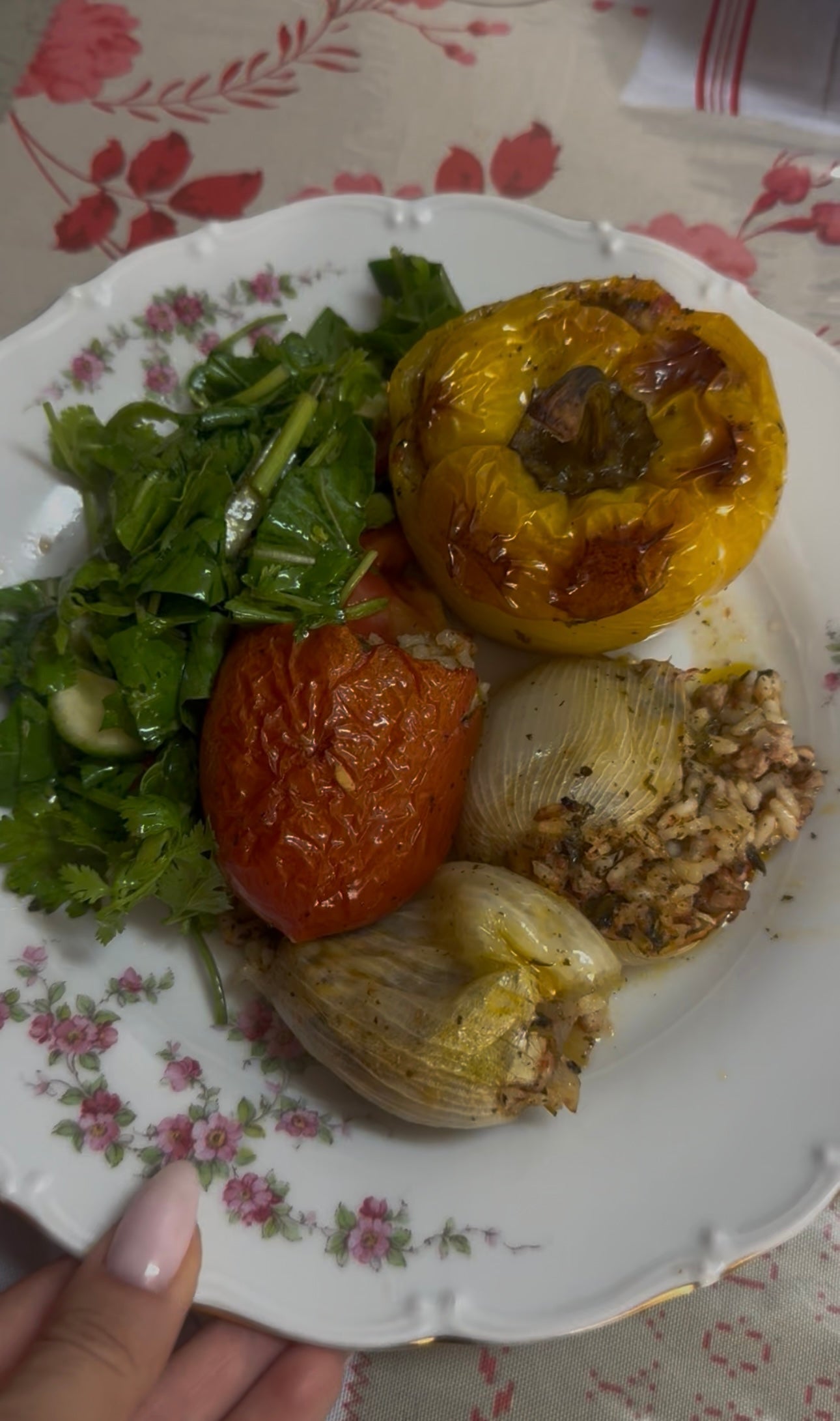 Cypriot-Style Pork & Rice-Stuffed Vegetables
