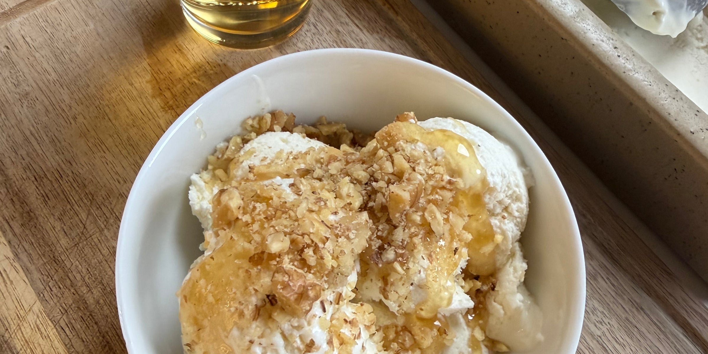 Healthy Greek Yogurt & Honey Ice Cream