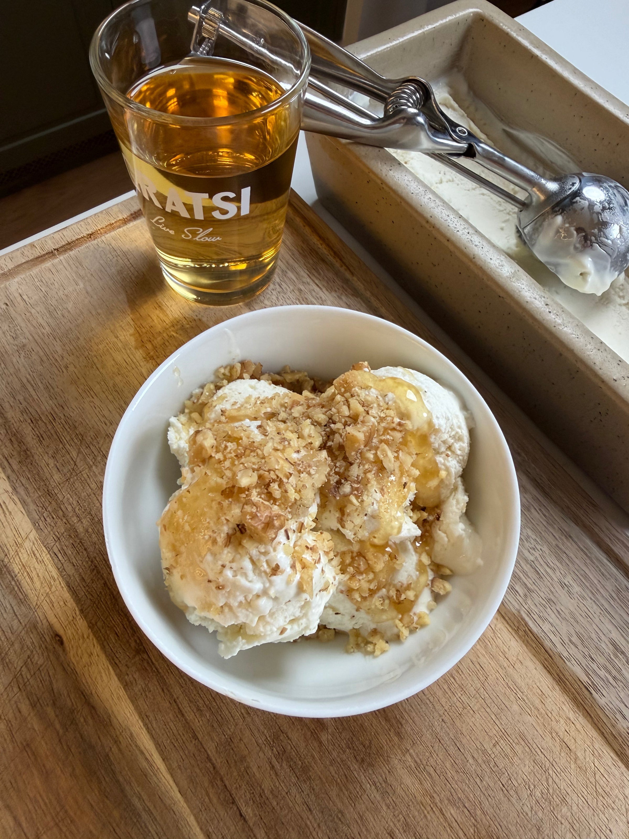 Healthy Greek Yogurt & Honey Ice Cream
