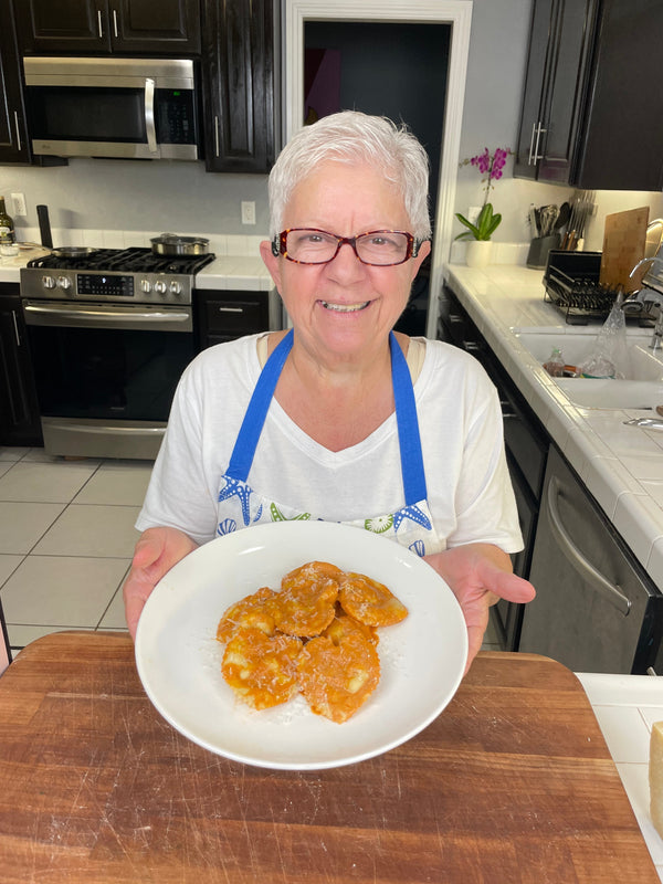 Heart shaped Lobster & Shrimp Ravioli