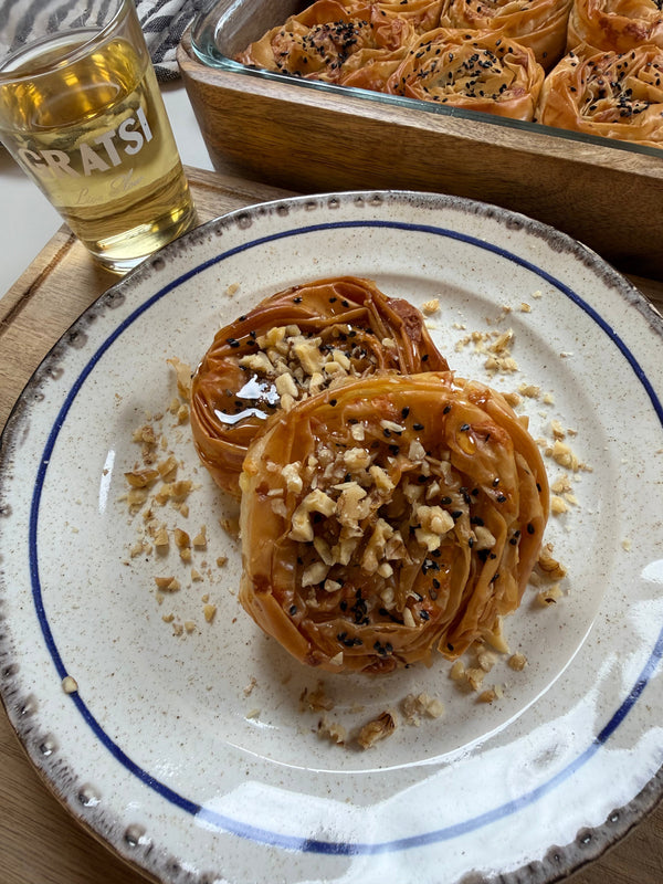 Feta Phyllo Pockets with Honey