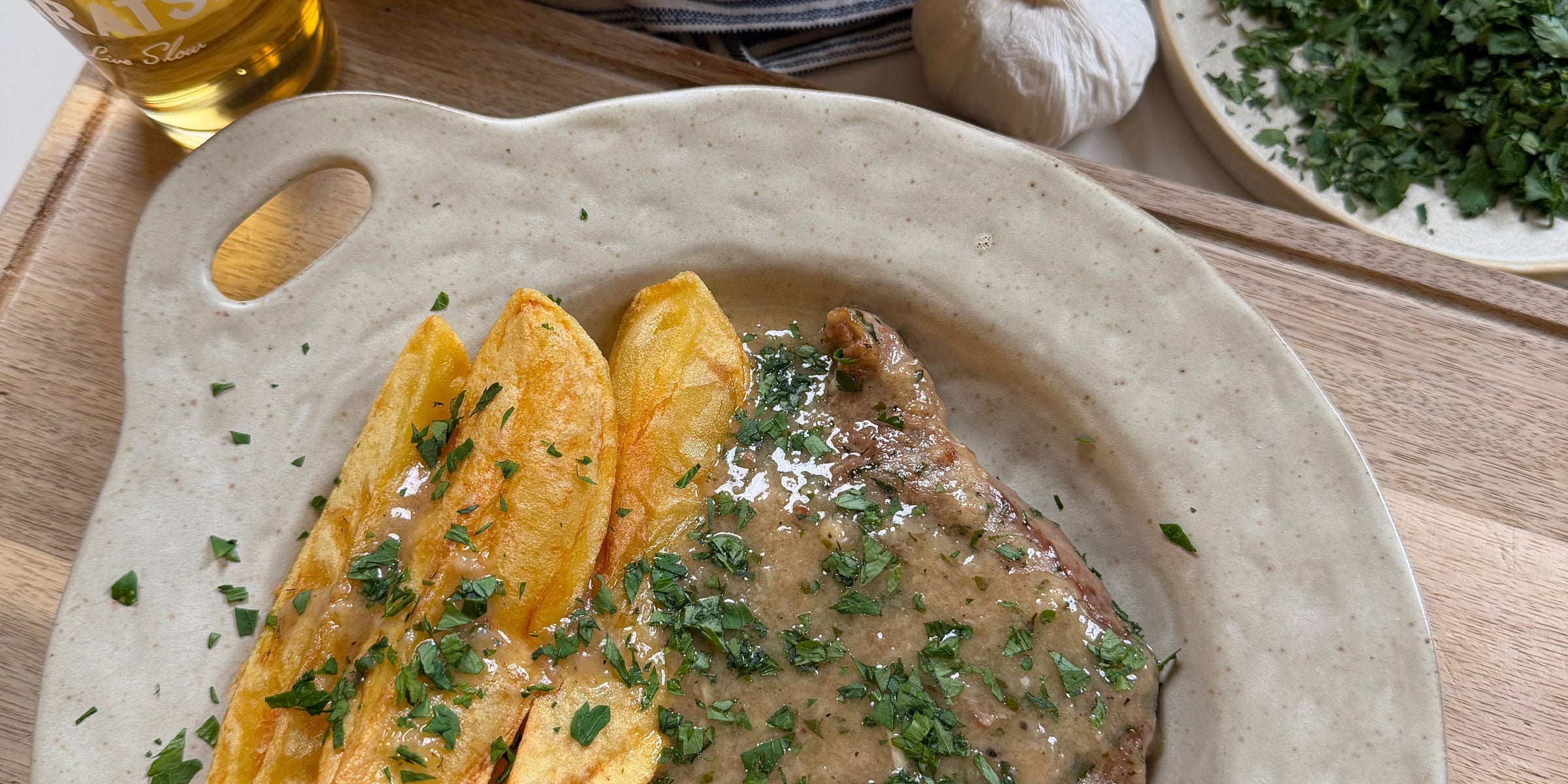 Corfu Sofrito – Traditional Beef with Garlic & Parsley