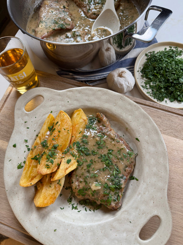 Corfu Sofrito – Traditional Beef with Garlic & Parsley