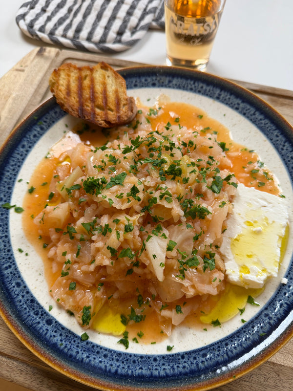 Traditional Greek Lahanorizo (Cabbage & Rice)