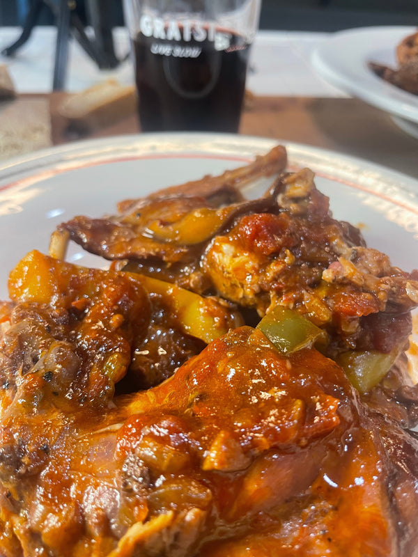 Braised Rabbit with Wild Mushrooms