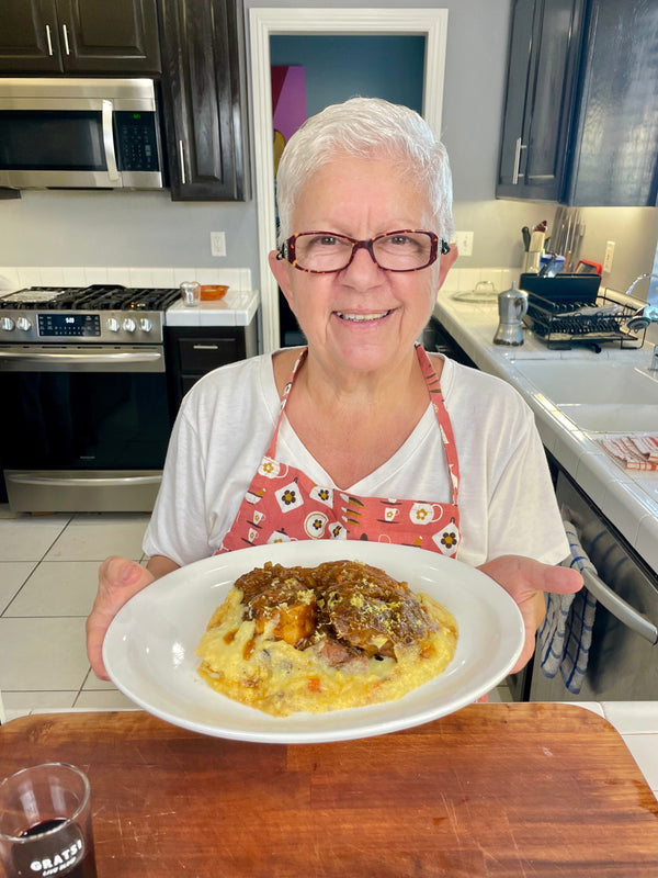 Braised Osso Buco with Creamy Polenta