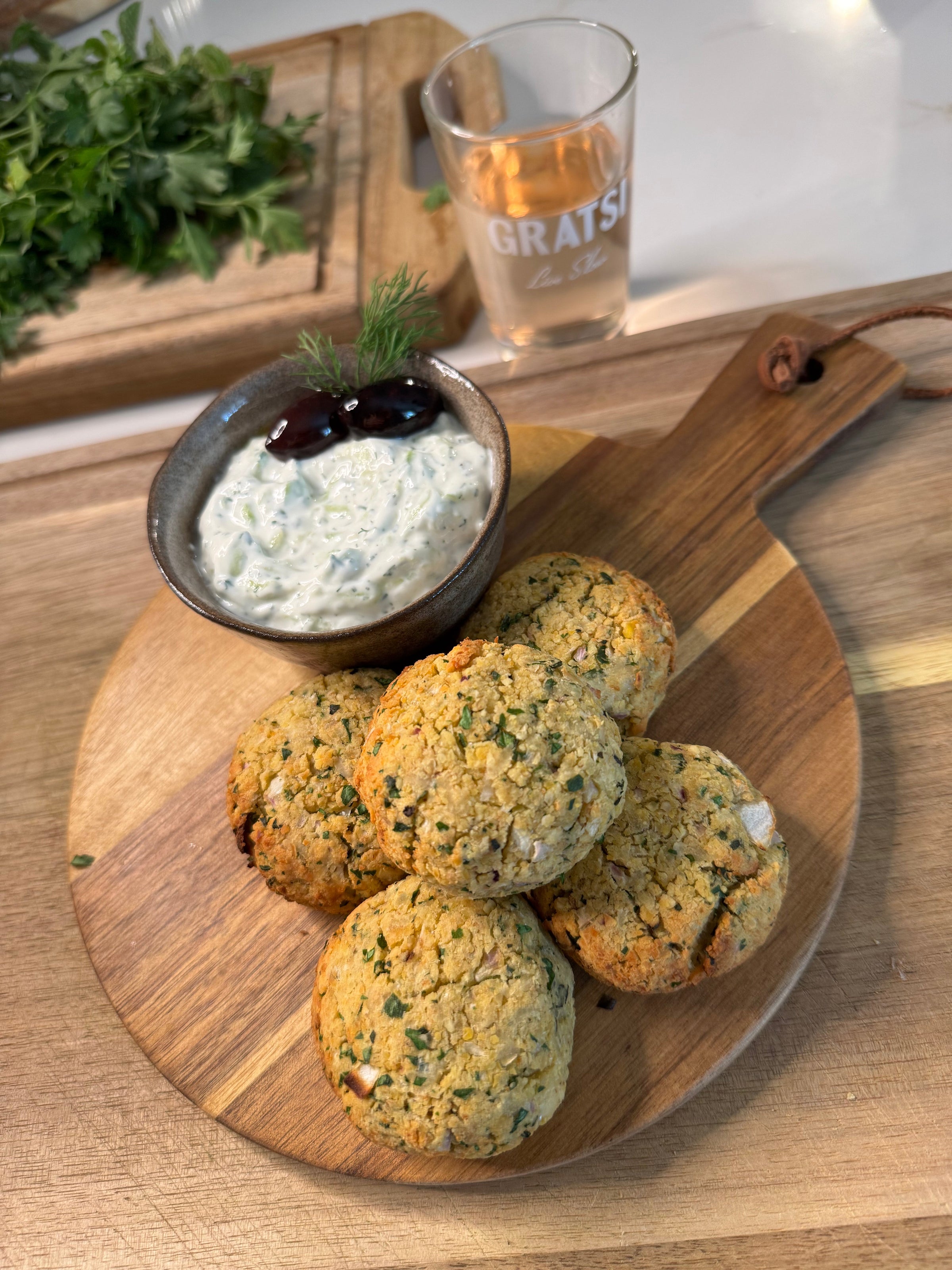 Baked Chickpea Patties