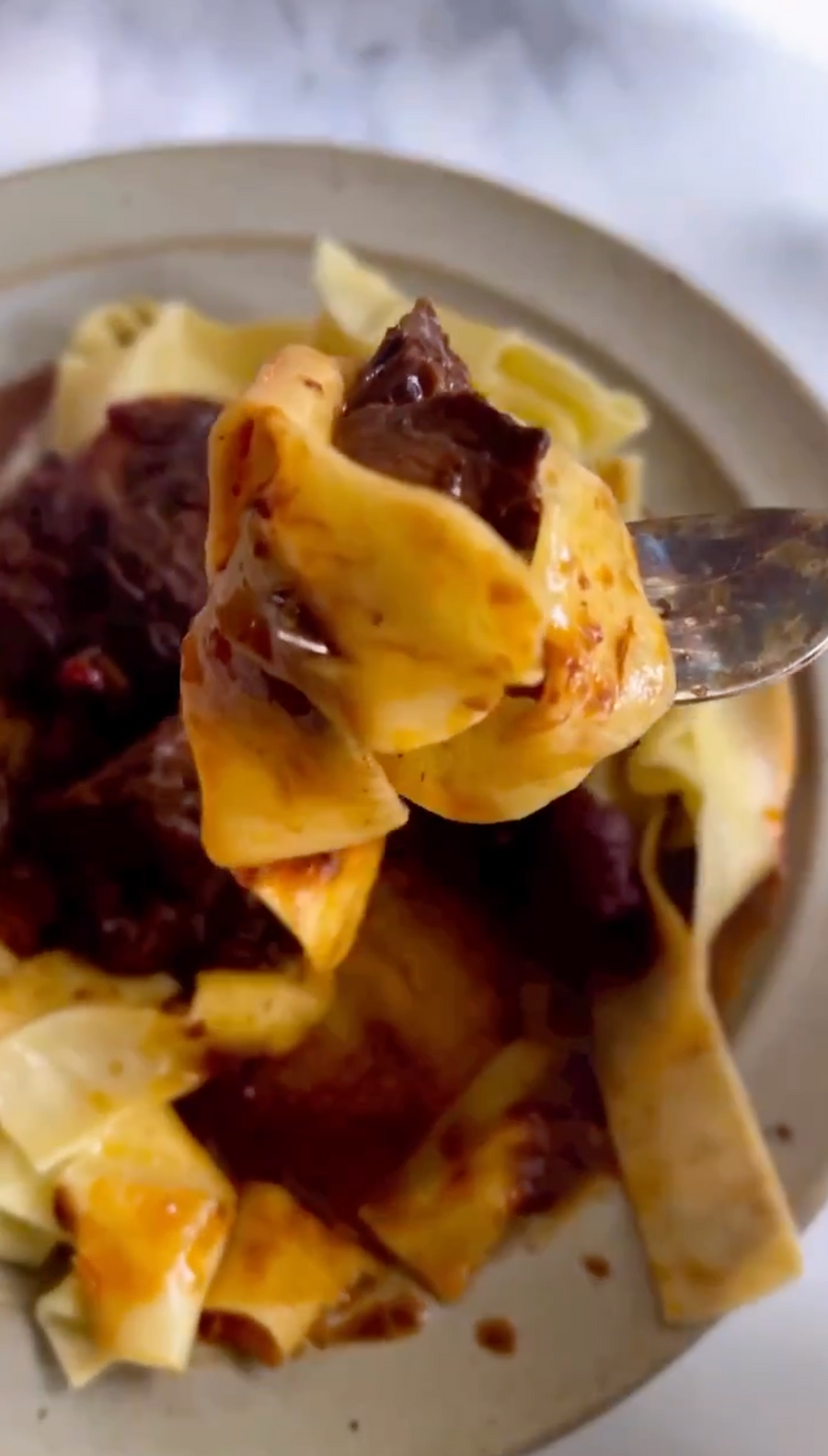 Beef Ragu with Pappardelle