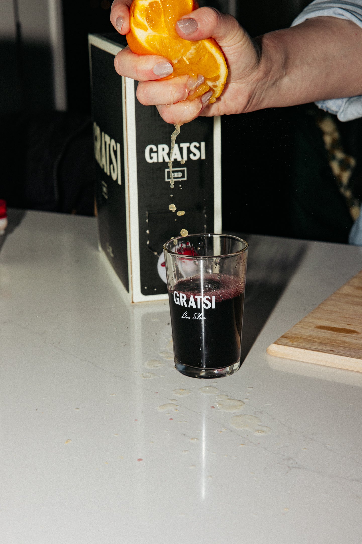 Red Wine Sangria Gratsi Gratsi December25 Social 33 