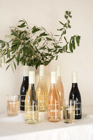 Wine Sampler Kit: Half Bottles + Glasses